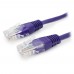 Патч-корд Cablexpert PP12-0.25M/V, фиолетовый Cable Patch cord UTP 5e-Cat 0.25 m