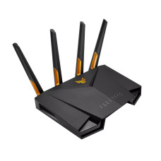 Сетевой маршрутизатор со встроенной беспроводной точкой доступа, ASUS, TUF-AX4200, 802.11/n/ac/ax, AX4200, 1 порт 2,5G WAN, 4 порта 10/100/1000M LAN, 1 порт USB3.2