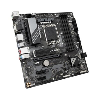 Материнская плата Gigabyte B760M DS3H MB Socket1700, MATX, iB760 (VGA+2DP+HDMI), 4DDR5, PCIx16, 2PCIx1