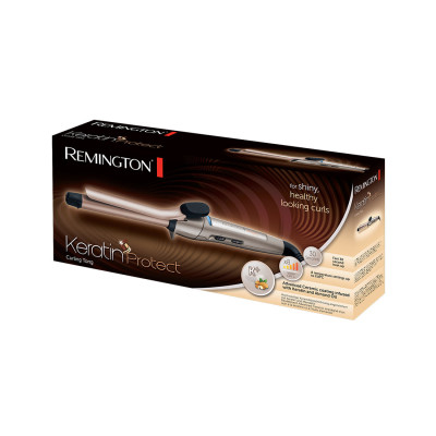 Плойка, Remington, CI5318, 36W, Диаметр щипцов 19мм, Диапазон температуры нагрева 140-210 °С, Материал покрытия керамика, Длина шнура 180 см, Бронзовый