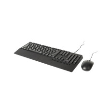 Комплект Клавиатура + Мышь, Rapoo, NX2000, USB, Кол-во стандартных клавиш 104, 1600 dpi, Длина кабеля 1,5 метра, Анг/Рус/Каз, Чёрный