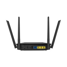 Сетевой маршрутизатор со встроенной беспроводной точкой доступа, ASUS, RT-AX53U, 2.4G Hz/5 GHz, 802.11a/b/g/n/ac/ax, AX1800, 1 порт 10/100/1000M WAN, 3 порта 10/100/1000M LAN, 1 x USB