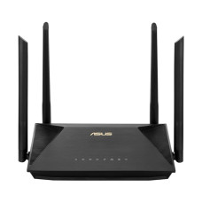 Сетевой маршрутизатор со встроенной беспроводной точкой доступа, ASUS, RT-AX53U, 2.4G Hz/5 GHz, 802.11a/b/g/n/ac/ax, AX1800, 1 порт 10/100/1000M WAN, 3 порта 10/100/1000M LAN, 1 x USB