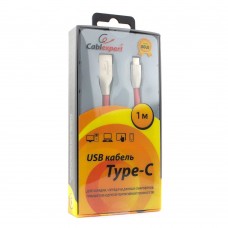 Кабель USB, Cablexpert CC-G-USBC01R-1M, 1.0м 