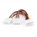 Разветвитель питания Cablexpert CC-PSU-1, Molex 4m -> Molex 2 x 4f Cable converter for power supply