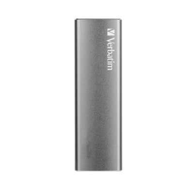 Внешний SSD диск, Verbatim, VX500 47444, 1TB, Type-C и Type-A, Серый