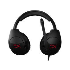 Гарнитура, HyperX, 4P5L7AX#ARL, HX-HSCS-BK/EE, Cloud Stinger, Микрофон поворотный гибкий, Динамики 50 мм, 30-500 мВт, 50-18000гц, 3.5 Mini Jack + удлинитель - 3,5 мм штекеры стерео и микрофона, Чёрный, Цветная коробка