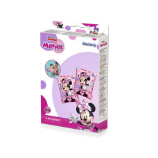 Нарукавники для плавания Armbands 23 х 15 см, BESTWAY, 91038, Винил, 3-6 лет, Minnie, Двухкамерные, Розовые, Цветная коробка