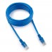 Патч-корд Cablexpert PP10-3M/B, синий Cable Patch cord UTP 5e-Cat 3 m