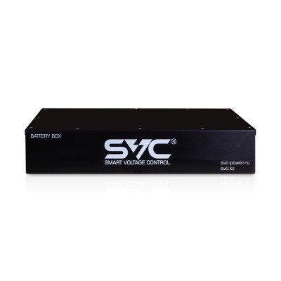 Батарейный блок, SVC, для ИБП RT-6KL-LCD, Стоечный 19" 2U, 12В/7Ah*16шт., Чёрный