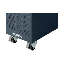Источник бесперебойного питания, Legrand, Keor S 6 kВA 17' 310128, Мощность 6000ВА/5400Вт, Онлайн, Напольный, ЖК/SNMP/RS-232, Диапазон работы AVR:195-280В, Бат.: 12В/12Ач.*20 шт., Чёрный