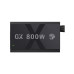 Блок питания, Gamemax, GX 800, 2132-0800B0008, 800W, ATX, ATX, Вентилятор 14см, 20+4 pin, 4*PCI-E 6+2 pin, 6*SATA, 3*Molex, 16*4+4 pin, 150*160*86mm мм, Черный
