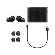 Гарнитура, HyperX, Cirro Buds Pro, 727A5AA, Микрофон встроенный, Динамики 8 мм, 20 Гц-20 кГц, 16 Ом±15% при 1 кГц, ANC Hybrid, 112±3 дБ УЗД 1 мВт при 1 кГц, USB для зарядки, Bluetooth 5.2, Чёрный