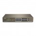 Сетевой коммутатор Tenda TEF1118P-16-150W Switch 16 port 10/100M, 16xPoE, 2xRJ45 GE, 1xSFP, PoE 150W, rack/desk
