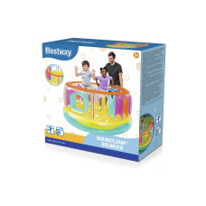 Надувной батут Bouncejam 180 х 86см, BESTWAY, 52262, Винил, 3+, Макс.нагрузка 85 кг, Многоцветный, Цветная коробка