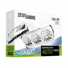 Видеокарта ZOTAC GAMING RTX 4070 Ti SUPER TRINITY OC WHITE EDITION [ZT-D40730Q-10P], 16 GB 