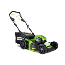 Газонокосилка аккумуляторная, Greenworks, 2502907UB, GD60LM46SP, 60V, 46 см, самоходная, бесщеточная, с 1хАКБ 4 Ач и ЗУ