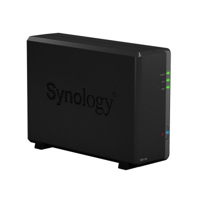 Сетевой накопитель Synology DiskStation DS118 NAS RTD1296-1.4 GHz/1GB DDR4/0TB, 1 HDD/SSD SATA, GbE/2 USB 3.0