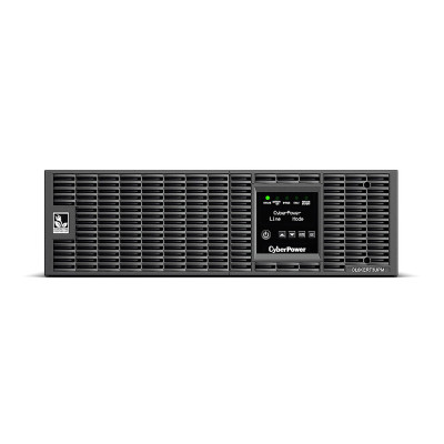 Источник бесперебойного питания, CyberPower, OL6KERT3UPM, Мощность 6000ВА/6000Вт, OL-серия, On-Line, Стоечный 3U, LCD/Smart/USB/RJ11/RJ45/EPO/2*Relay/RS232/Сухие контакты, AVR: 200-240В, Без АКБ, Вых: 4xIEC C13/2хIEC C19/Клеммная колодка, Чёрный