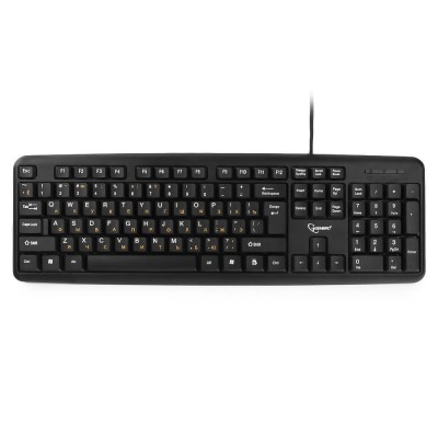 Клавиатура USB, Gembird  KB-8320U-BL, Черный KeyBoard black