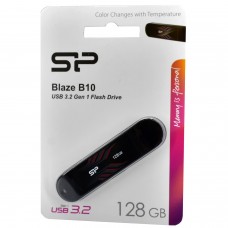 Флешка USB Silicon Power Blaze B10, 128GB, Черный 