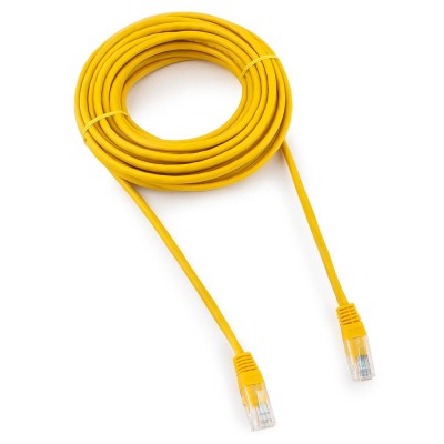 Патч-корд Cablexpert PP10-7.5M/Y, желтый Cable Patch cord UTP 5e-Cat 7.5 m