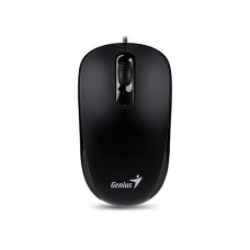 Компьютерная мышь, Genius, DX-110, Оптическая, 1000dpi, USB, Длина кабеля 1,5 метра, Черная