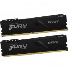 Оперативная память Kingston Fury Beast, KF426C16BB1K2/32 DDR4, 32 GB 