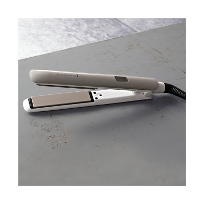 Выпрямитель для волос, Remington, S8901, Мощность 55W, 9 режимов нагрева, Керамическое покрытие рабочей поверхности, Автоотключение, Защита от перегрева, Ионизация, Серый