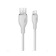 Интерфейсный кабель, Baseus, Pudding (P10355700221-B2), USB to iP, 2.4A , 2m Белый