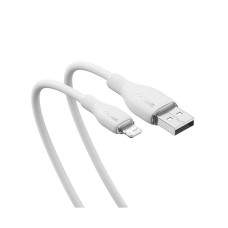 Интерфейсный кабель, Baseus, Pudding (P10355700221-B2), USB to iP, 2.4A , 2m Белый