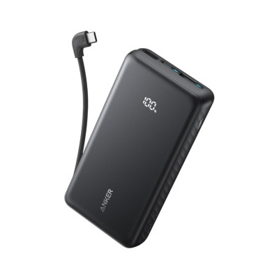 Портативный внешний аккумулятор, Anker, (A110EH11), 10000mAh, Черный