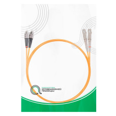 Патч корд оптоволоконный,, SC/UPC-FC/UPC MM OM2 50/125 Duplex 3.0мм 1 м, LSZH