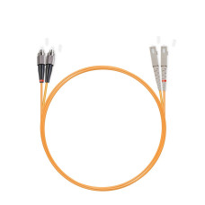 Патч корд оптоволоконный,, SC/UPC-FC/UPC MM OM2 50/125 Duplex 3.0мм 1 м, LSZH