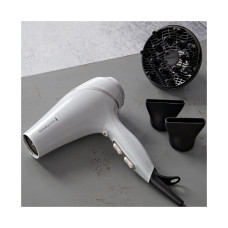 Фен, Remington, AC8901, Мощность 2300W, 2 скоростных режима, 3 температурных режима, AC мотор, Длина шнура электропитания 180см, Белый