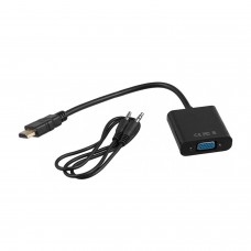 Конвертер HDMI m -> D-Sub (VGA) f, Cablexpert A-HDMI-VGA-03 