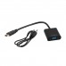 Конвертер HDMI m -> D-Sub (VGA) f, Cablexpert A-HDMI-VGA-03 Converter, black