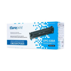 Картридж, Europrint, EPC-CC530A, Чёрный, Для принтеров HP Color LaserJet CM2320/CP2025, 3500 страниц.