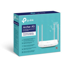 Маршрутизатор, TP-Link, Archer A5, до 1,2 Гбит/с, 1 порт WAN 10/100 Мбит/с, 4 порта LAN 10/100 Мбит/с