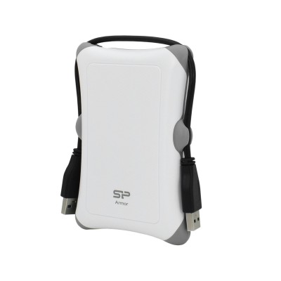 Внешний жесткий диск Silicon Power A30, SP010TBPHDA30S3W, 1 TB, white HDD USB USB 3.1