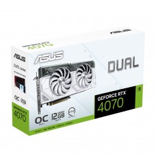 Видеокарта ASUS RTX 4070 Dual OC [DUAL-RTX4070-O12G-WHITE], 12 GB 