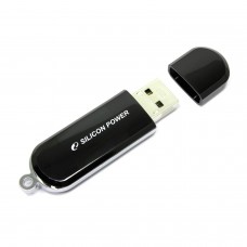 Флешка USB Silicon Power, LuxMini 322, 64GB, Черный 