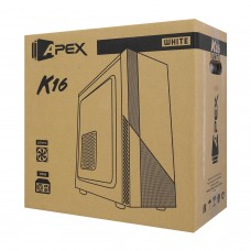 Корпус MATX mini tower APEX K16, white 