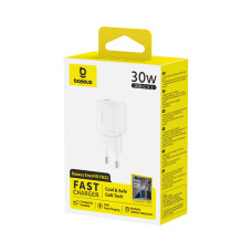 Адаптер питания, Baseus, FN22 1C 30W EU Moon White (E0123101), 30W, Белый