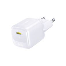 Адаптер питания, Baseus, FN22 1C 30W EU Moon White (E0123101), 30W, Белый