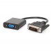 Конвертер DVI-D m -> D-Sub (VGA) Converter Cablexpert, A-DVID-VGAF-01 (24+1)