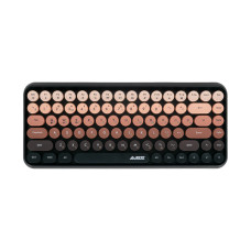 Клавиатура, Ajazz, 308i/Cat/Bean, 308i Cat, Мембранная, 75%, Проводная, USB, Анг/Рус, Коричневый