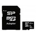 Карта памяти microSDHC Silicon Power, SP032GBSTHBU1V10SP, 32GB, Class 10 MemoryCard +adapter