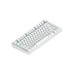 Клавиатура, Dark Project, DPKB_NOVA_81_ANSI_WHITE_UA, ALU81A Terra Nova, Игровая, Механическая, 75%, g3ms Moonstone switches, USB, 2,4 ГГц, Bluetooth, Подсветка RGB, Размер: 324 x 140 x 36 мм., Анг/Рус, Белый
