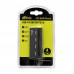 Концентратор USB Ritmix CR-2400, черный Hub 4 port, USB 2.0, black